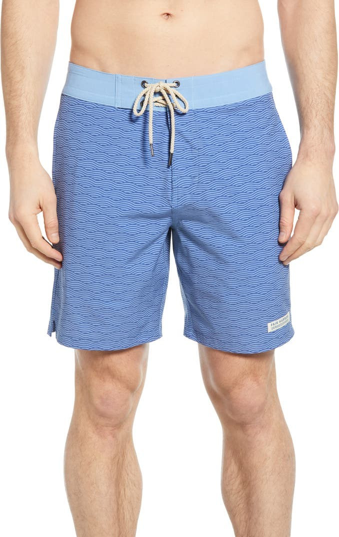 Nautilus Wave Print Board Shorts | Nordstrom