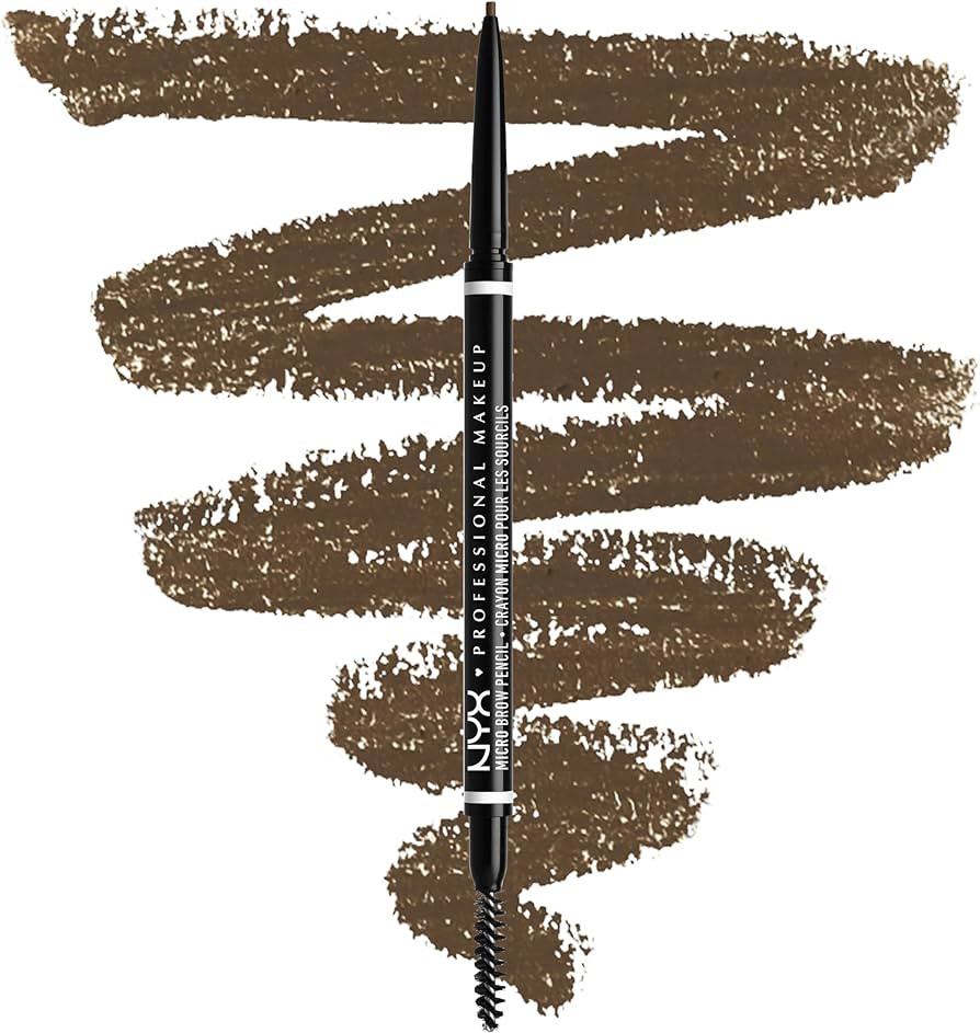 NYX PROFESSIONAL MAKEUP Micro Brow Pencil, Eyebrow Pencil - Ash Brown | Amazon (US)
