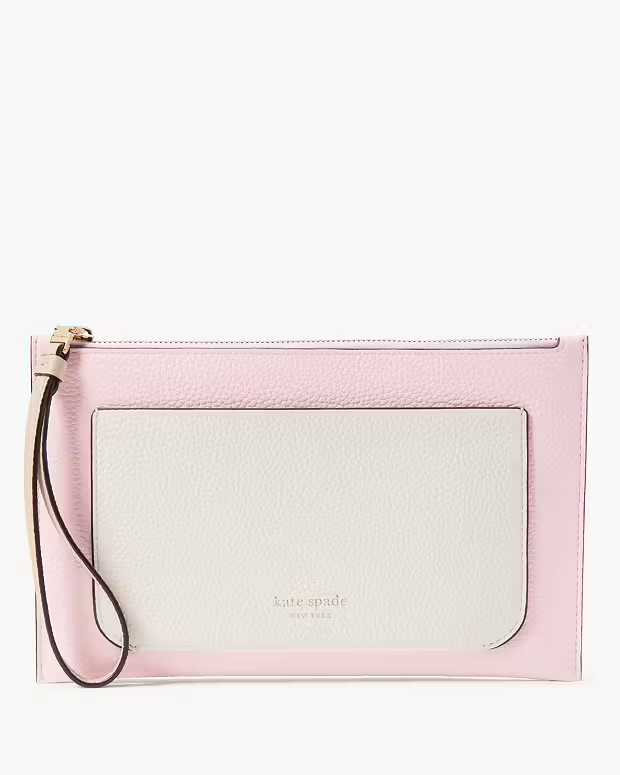 Ava Colorblocked Wristlet | Kate Spade (US)