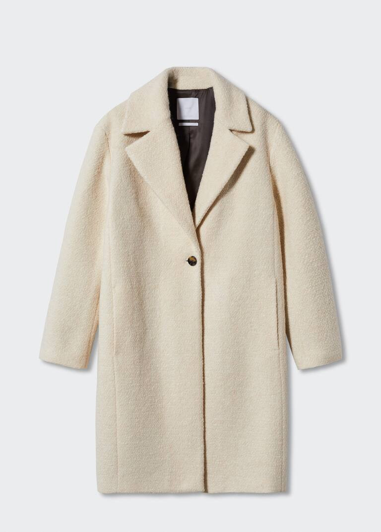 Wool terry coat | MANGO (UK)