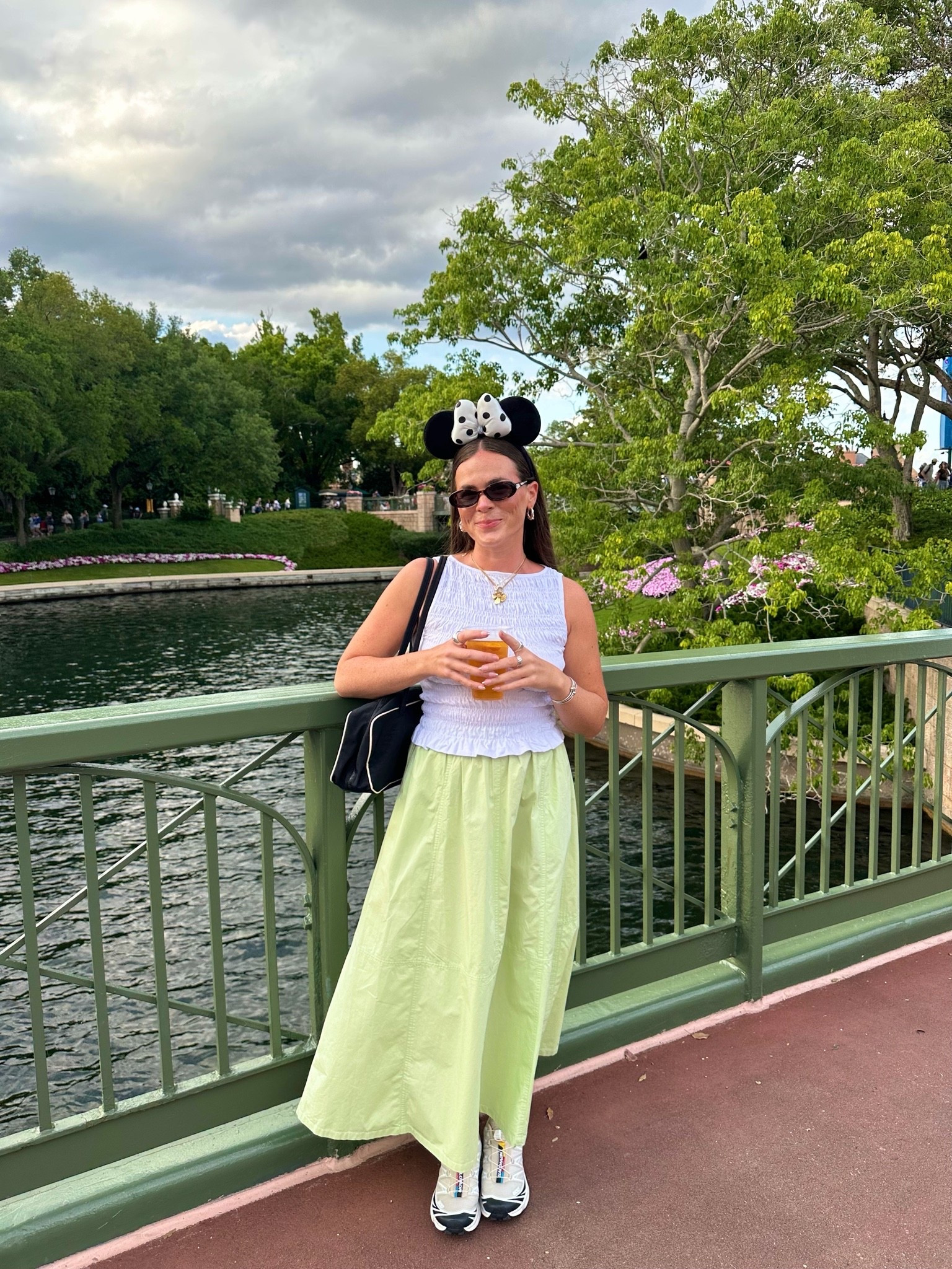 Top is sold out (but linked and available in pink!) and skirt is sold out, (linked both anyway) linked similar also!!  Bag is the baggu bowler Mickey bag but I can’t find it on their site anymore, but linked the Mickey crescent bag :) #disney #disneyoutfit #disneyootd #outfitideas

#LTKootd #LTKdayinmylife