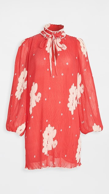 Pleated Georgette Dress | Shopbop