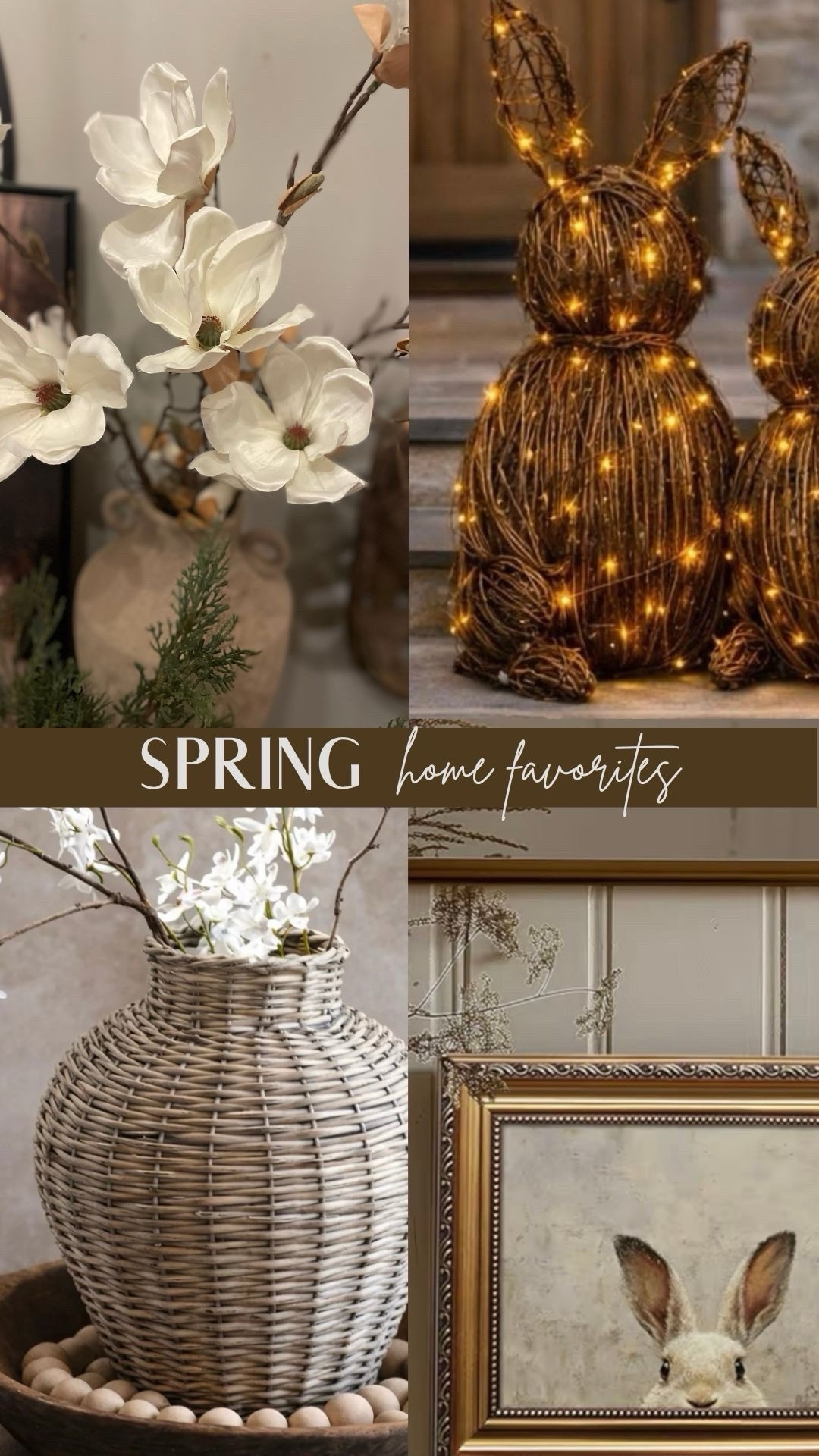 New spring finds 🤎
Curated home favorites 

#LTKHome #LTKSeasonal #LTKSaleAlert