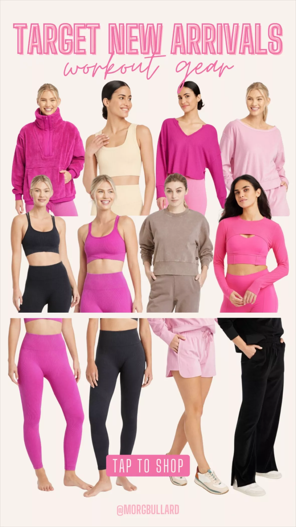 Women's High-rise Seamless Leggings - Joylab™ Pink M : Target