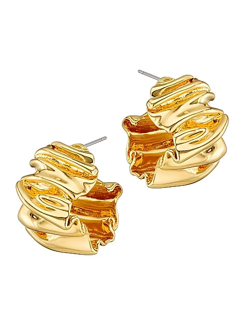 Zaya Denver 24K Gold-Plated Earrings | Saks Fifth Avenue