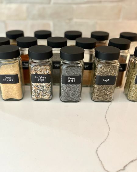 Spice up your life (and pantry!) with these Neat Method matching glass jars! Available in black, brass or acacia lids, these jars are a beautiful addition to a well organized kitchen. Time consuming to transfer all the spices, but once you do you won’t regret it. We love these for sprinkles too!

#LTKhome #LTKfamily #LTKunder50