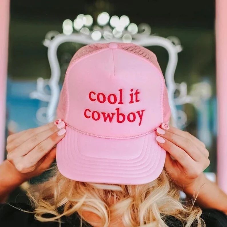 Cool It Cowboy Trucker Hat Cowboy/ Cowgirl Hat Nashville - Etsy | Etsy (US)