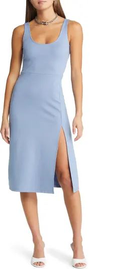 Scoop Neck Midi Dress | Nordstrom