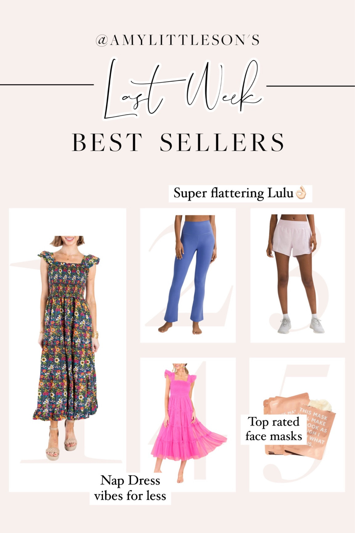 Best selling smocked dresses, Lululemon, and face masks! 🤍 #bestsellers 

#LTKunder100 #LTKFind #LTKsalealert