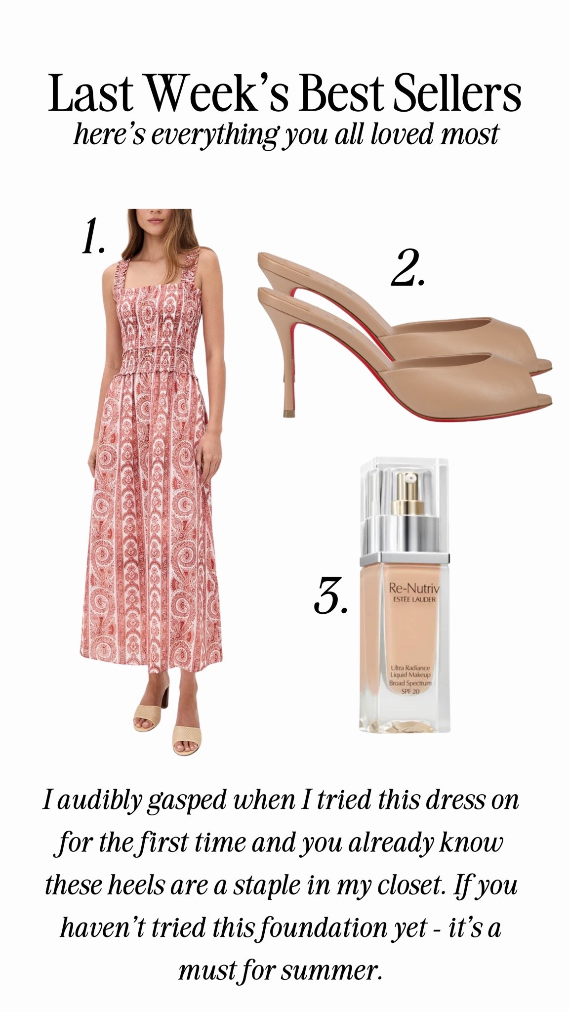 Last week’s top sellers!!! Em uses foundation shade tawny!