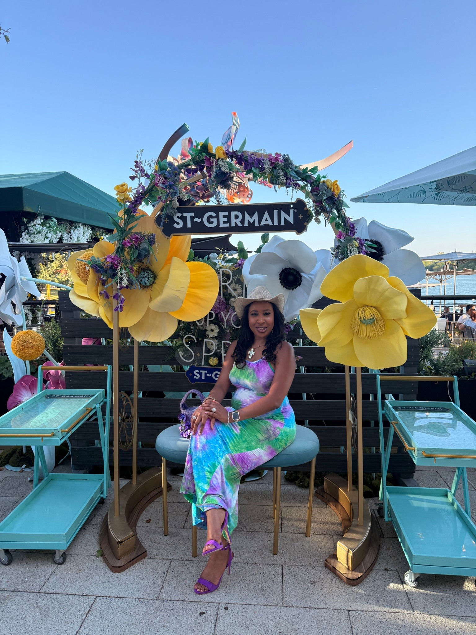 Sunday Funday in full color 🌈✨ Purple, green & blue tie-dye maxi + purple heels for the perfect pop. Easy, breezy, and ready for all the weekend vibes 💜💚💙 
#MaxiDress #OutfitInspo #OOTD

Note: I’ve had this dress for years; tagged other cute options. 

#LTKFindsUnder50 #LTKOver40 #LTKStyleTip