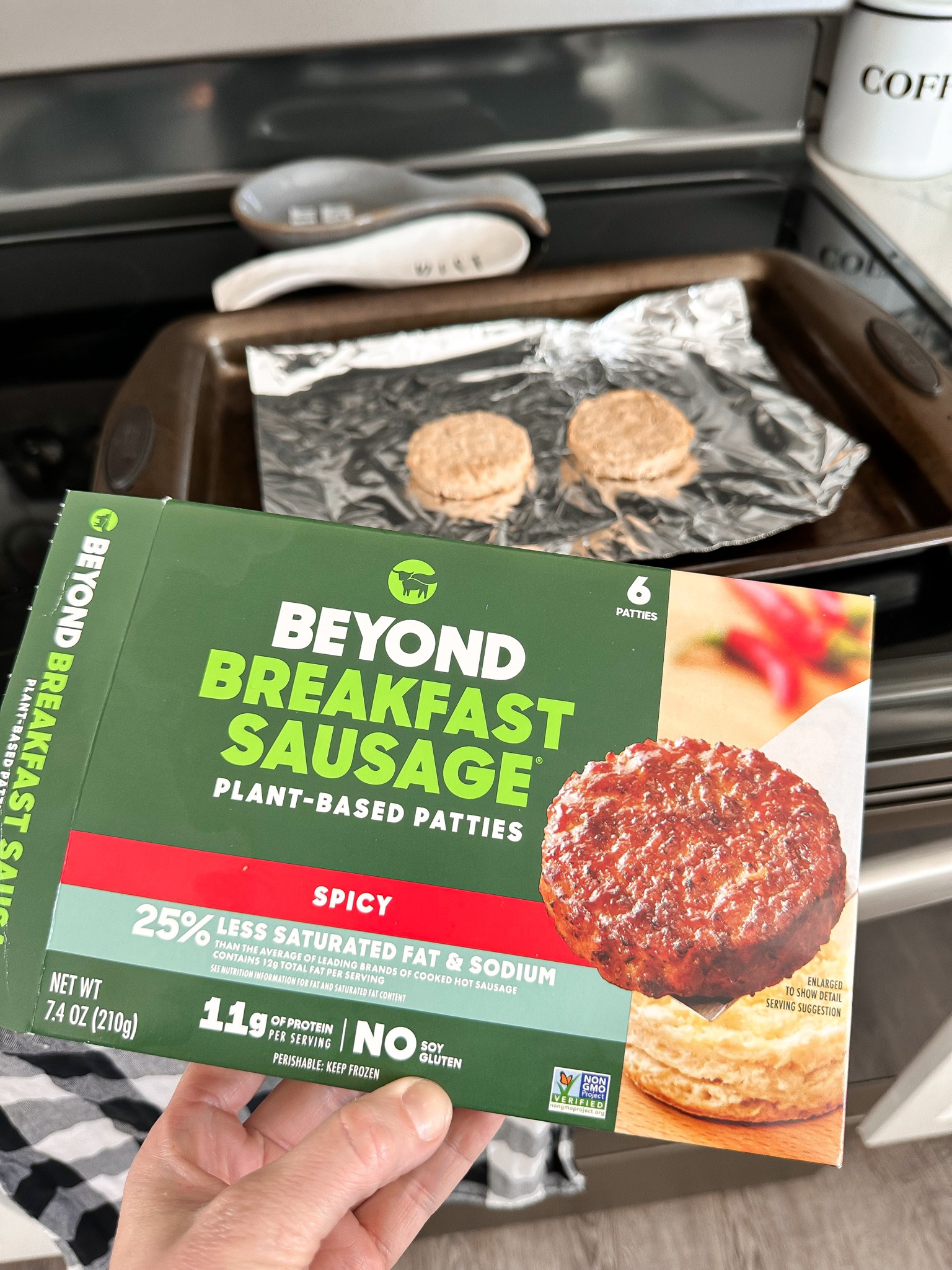 Favorite Vegan breakfast sausage patties from Target! Slowly trying to transition our diet to vegan based, definitely not an easy feat, especially with children. They are brutally honest with their feedback and dislike for some of these switches, but this one was a hit! 🥬🌱🪴

#LTKfamily #LTKhome #LTKfitness