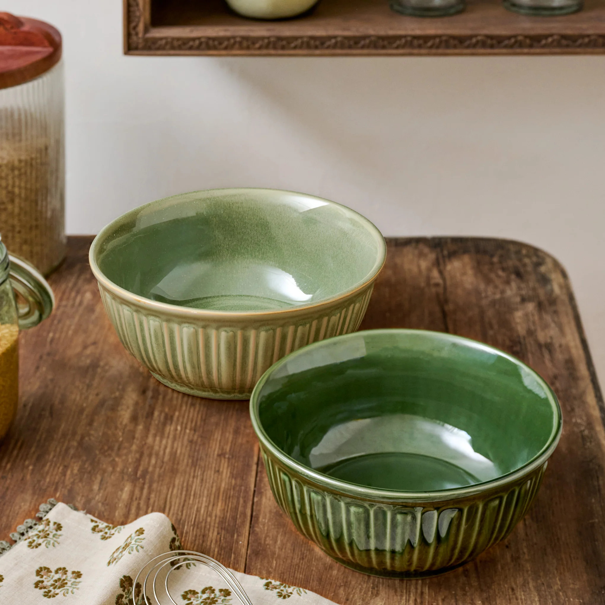 The Cottage Collection Laurel Green Mixing Bowl Set | Magnolia