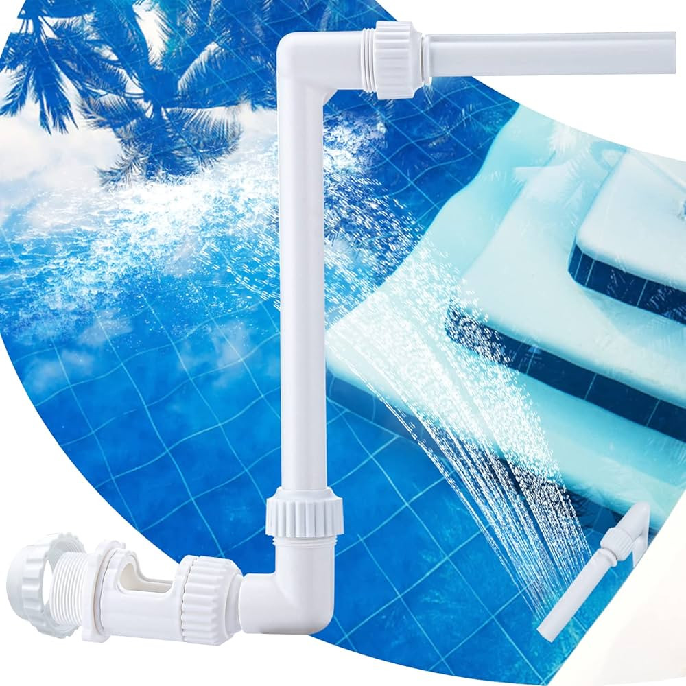 Pool Waterfall Spray Pond Fountain - Fun Sprinklers with Adapter fit 1.5"/2.2" Return Jets for Ou... | Amazon (US)