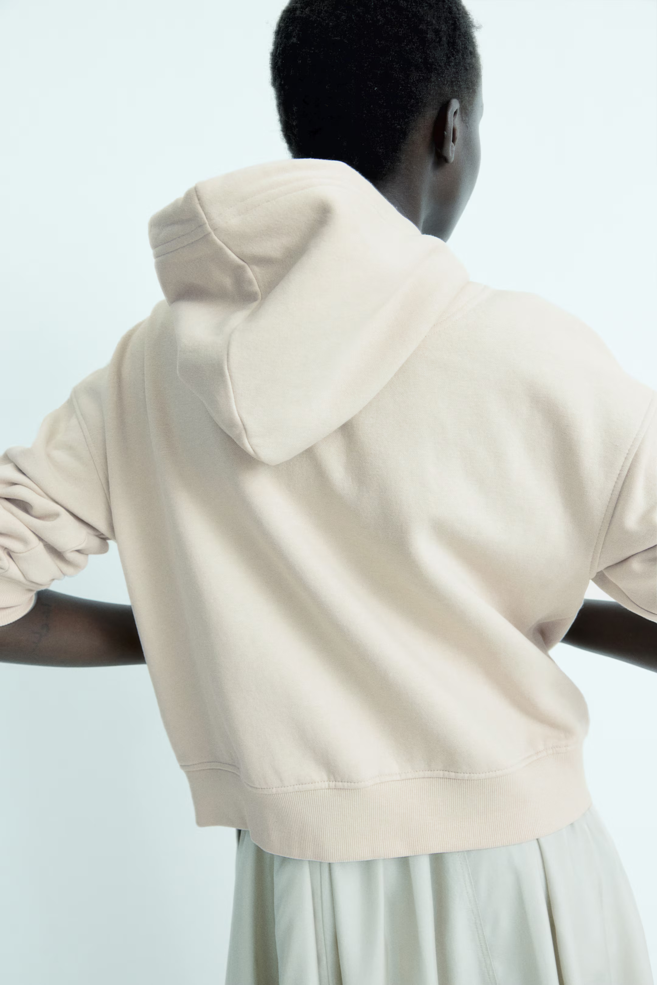 Hooded Jacket - Light beige - Ladies | H&M US | H&M (US + CA)