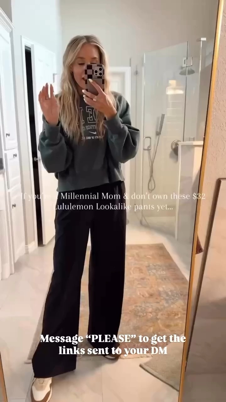 I’ve had these pants for several years and find myself still reaching for them! So comfy, but look elevated 🤍

My top and shoes are sold out❣️

Wearing my tts (small)

5’5” // 120 ish lbs

#LTKootd #LTKdayinmylife #LTKgrwm