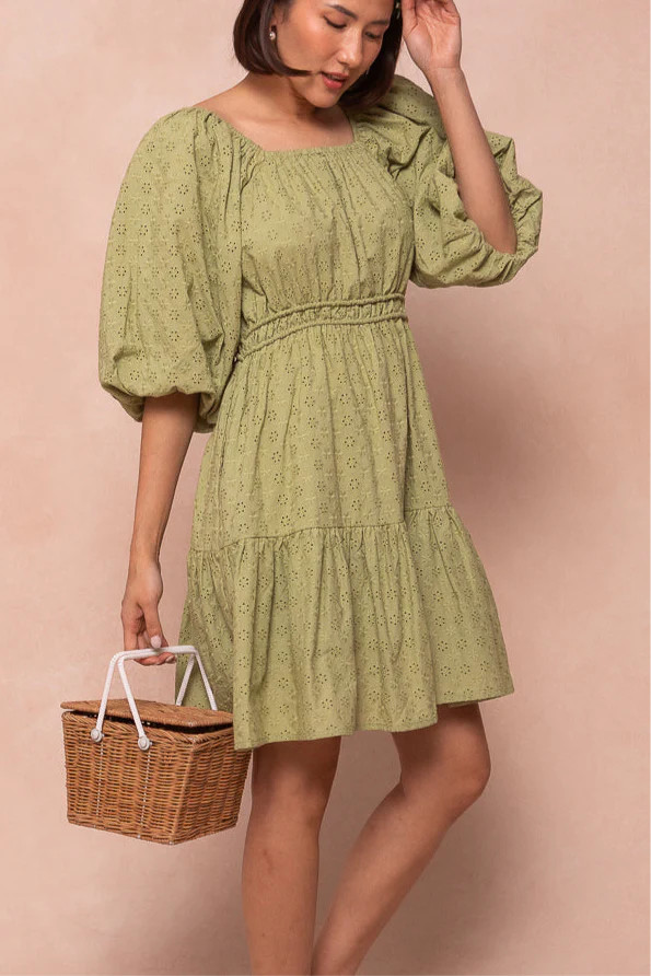 Kinsey Dress in Green | Ivy City Co