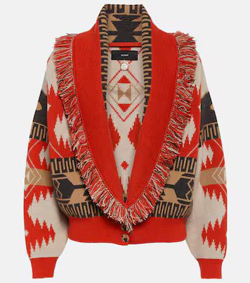 Icon jacquard wool and cashmere cardigan | Mytheresa (US/CA)