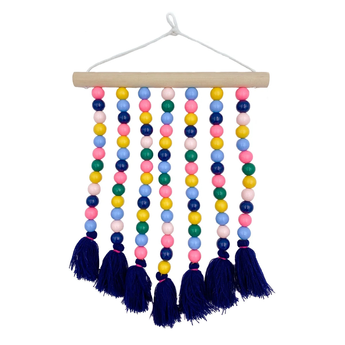Packed Party Pops Of Fun Multi-color Beaded Wall Hanging Decoration, 20.8 x 11 IN. - Walmart.com | Walmart (US)