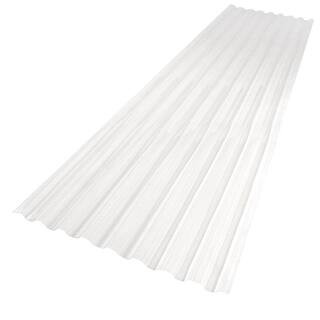 26 in. x 6 ft. Polycarbonate Roof Panel in Clear | The Home Depot