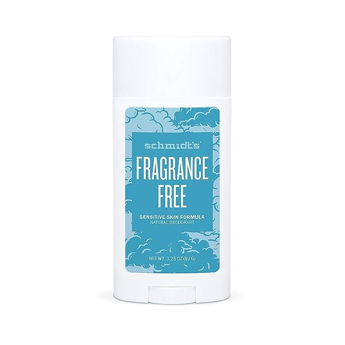 Schmidt's Aluminum Free Natural Deodorant for Women and Men, Fragrance Free for Sensitive Skin wi... | Amazon (US)