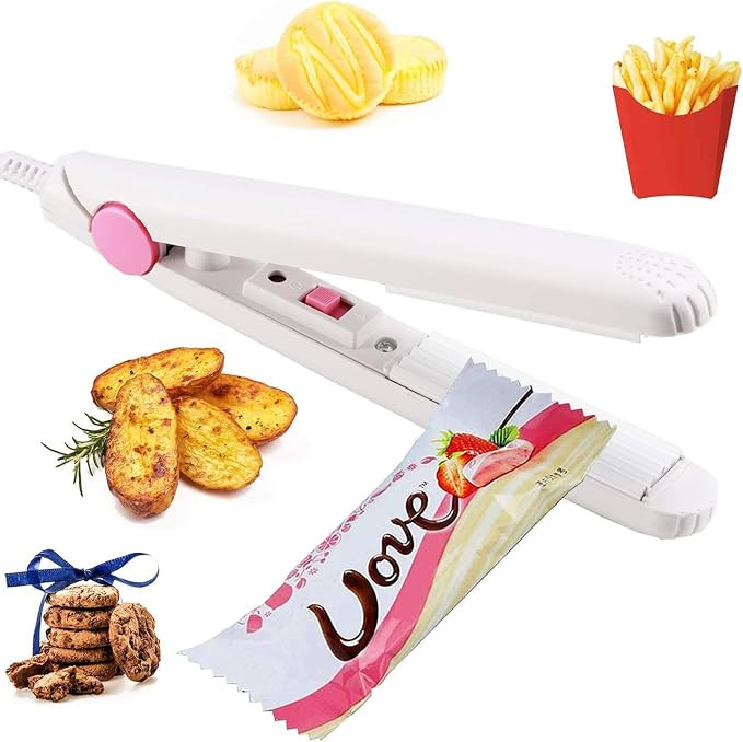 Karidge Mini Bag Sealer Heat Seal Kitchen Gadgets, Food Sealer Bag Resealer for Food Storage, Han... | Amazon (US)