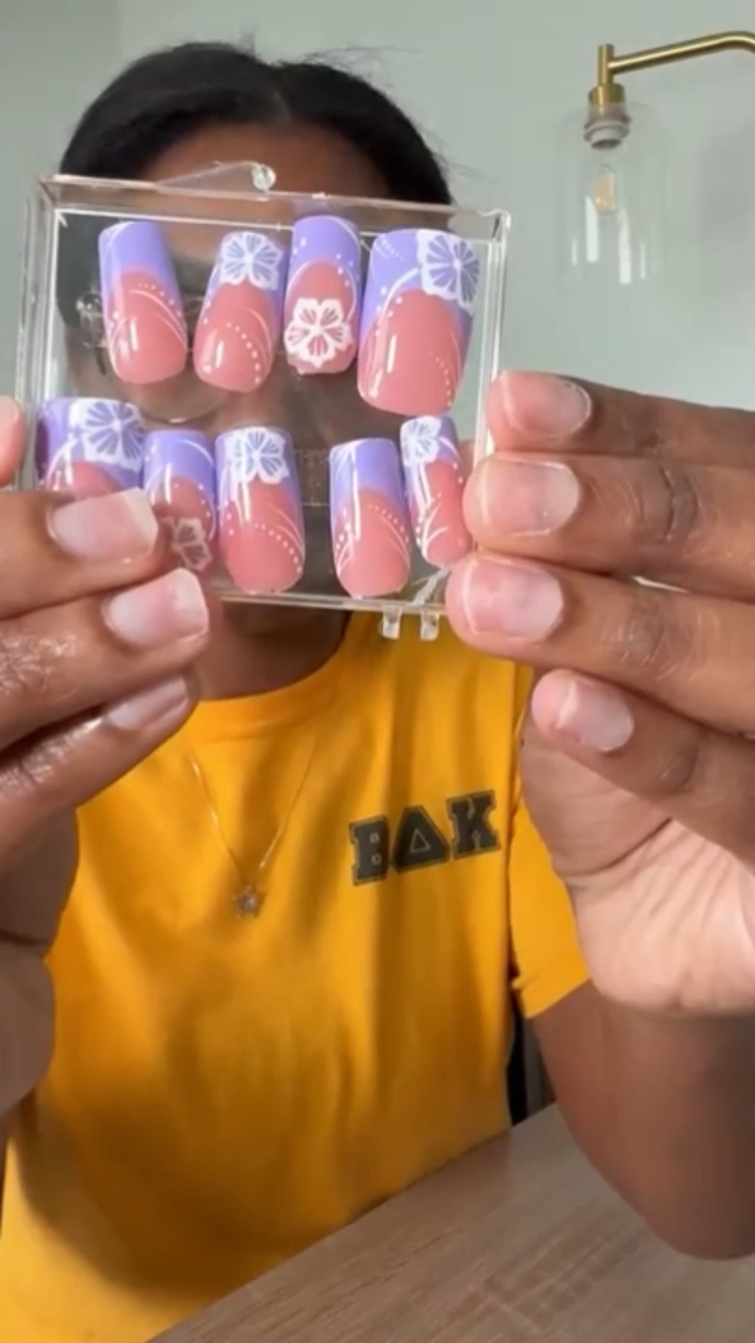 Press on nail application and glue that lasts! 

#LTKFindsUnder100 #LTKSummerEdit #LTKBeauty