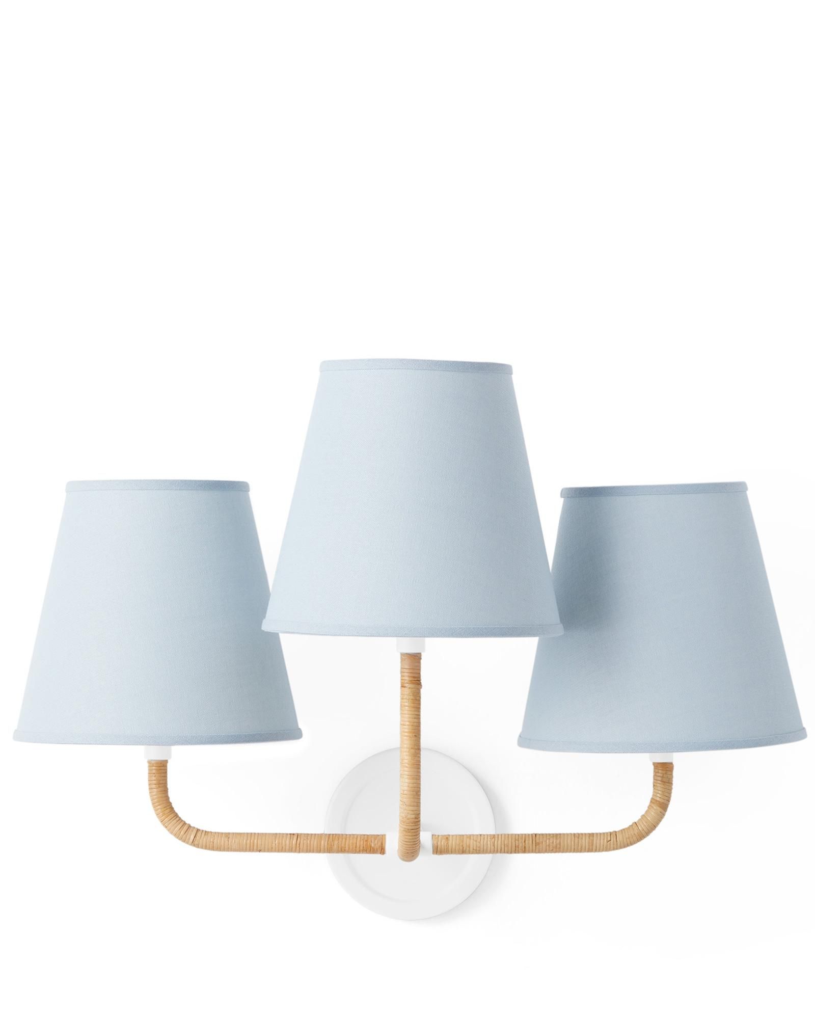 Larkspur Triple Sconce Shades Only (Set of 3) | Serena and Lily