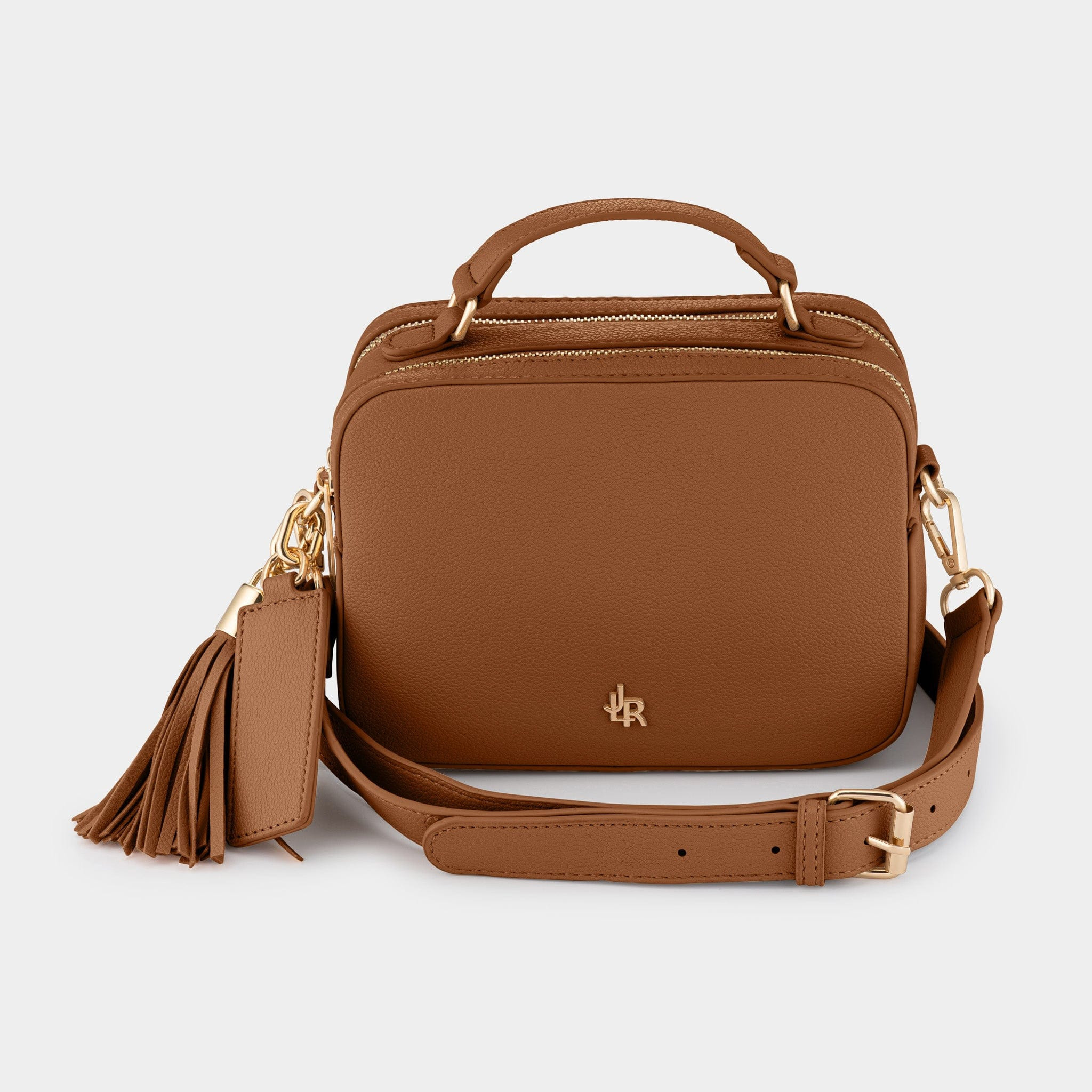 Tan Harrison Top Handle Bag | Johnny Loves Rosie