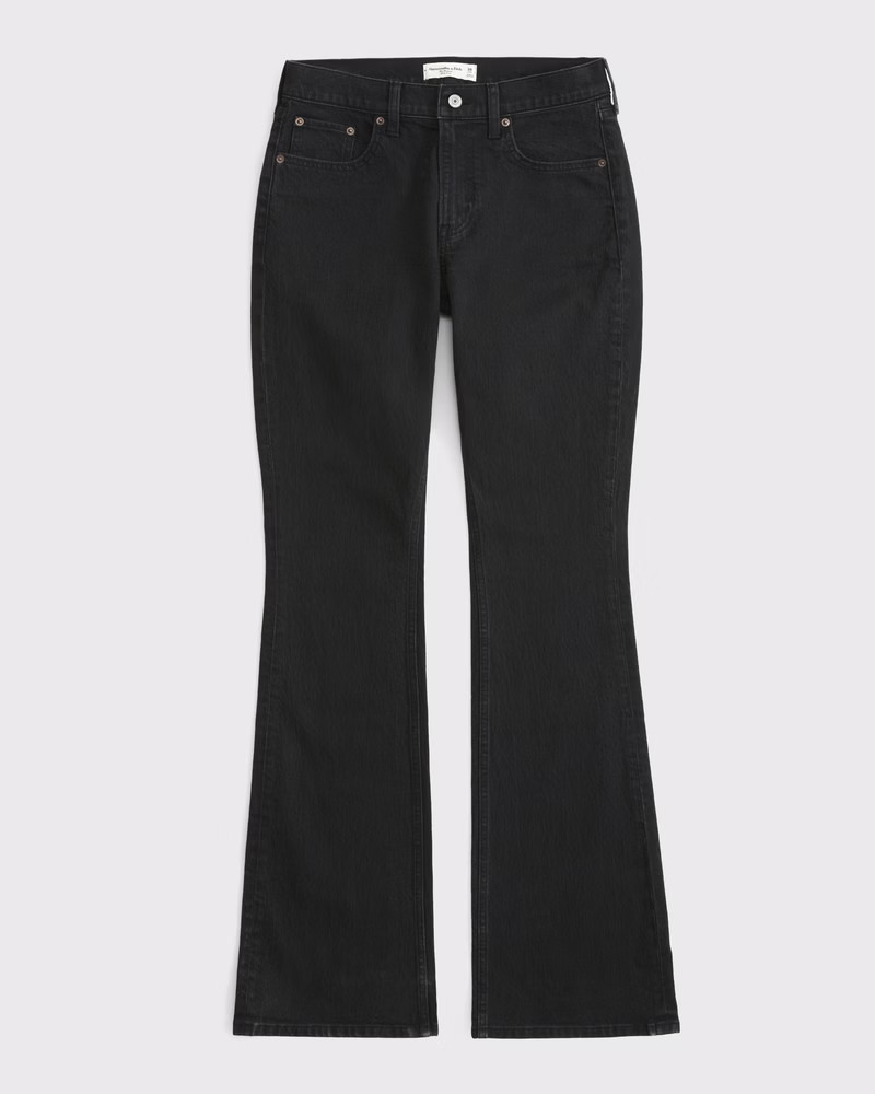 Curve Love Mid Rise Bootcut Jean | Abercrombie & Fitch (US)