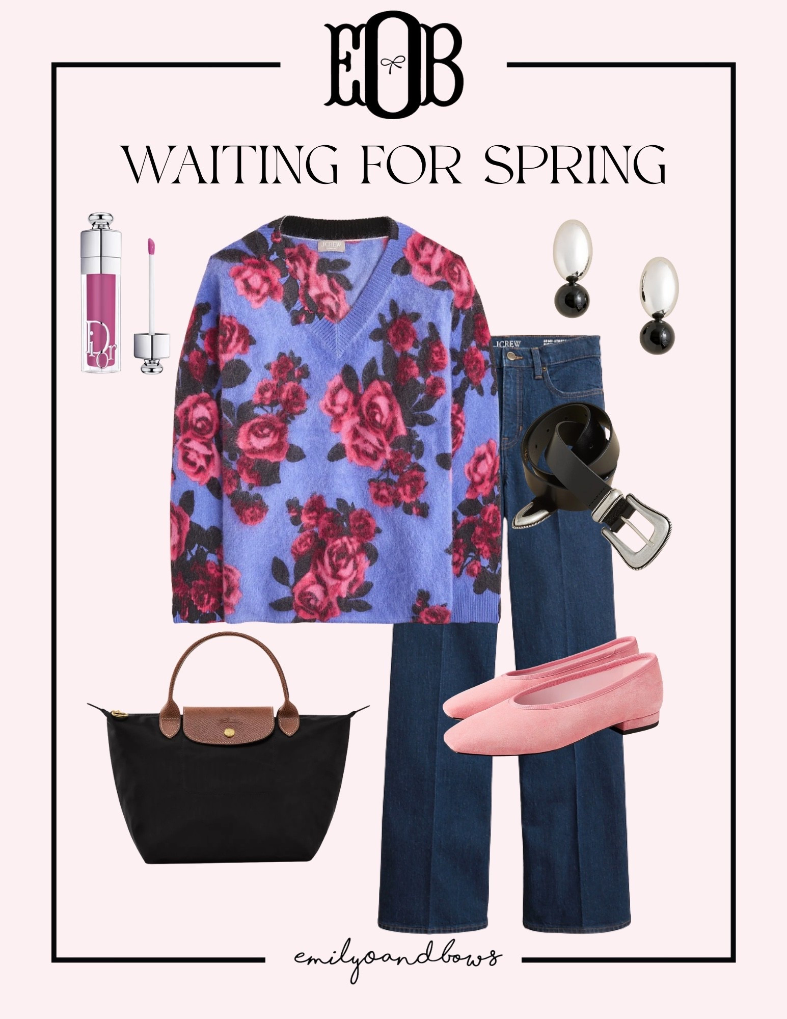 Waiting for spring! Sharing some transitional outfit inspiration! 🌷