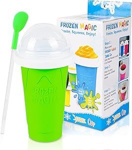 Slushy Maker Cup - TIK TOK Quick Frozen Magic Cup, Double Layers Slushie Cup, DIY Homemade Squeez... | Amazon (US)