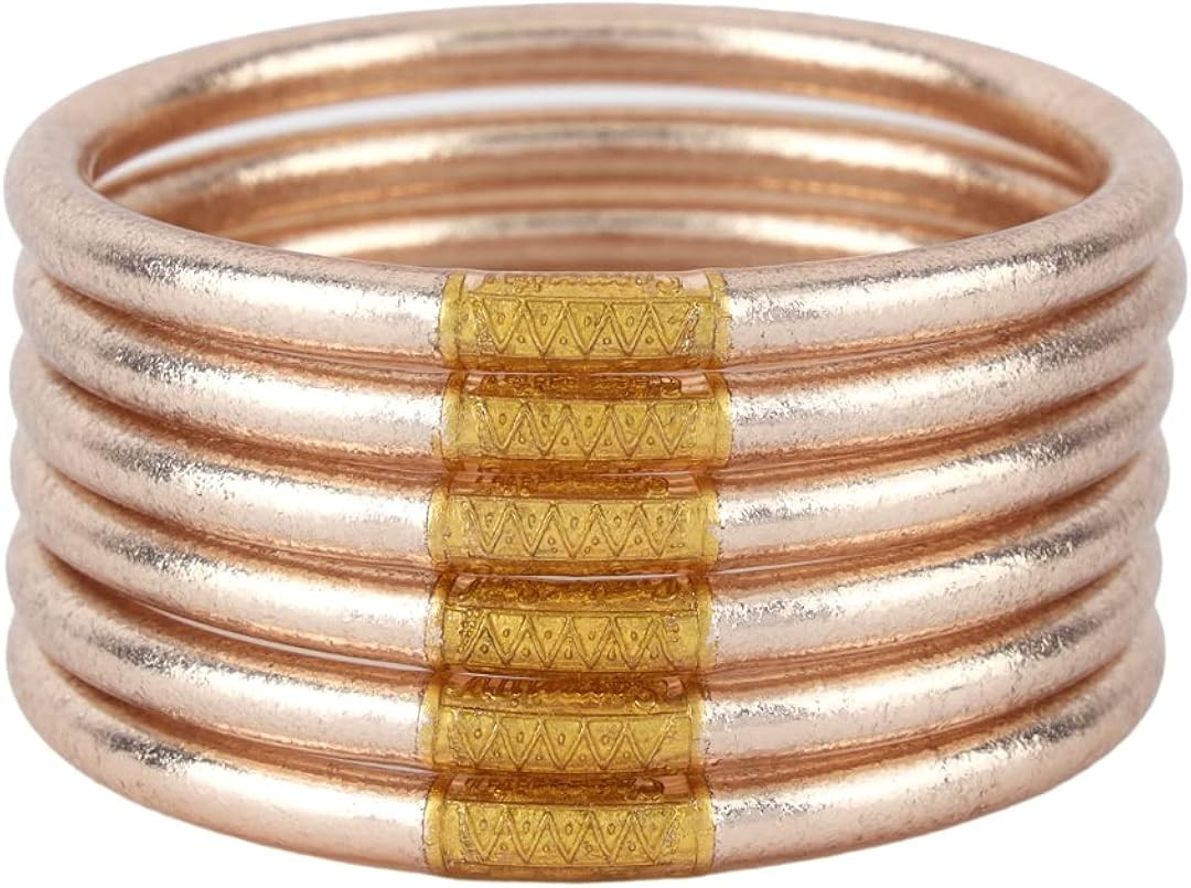Champagne All Weather Bangles (AWB) - Serenity Prayer | Amazon (US)