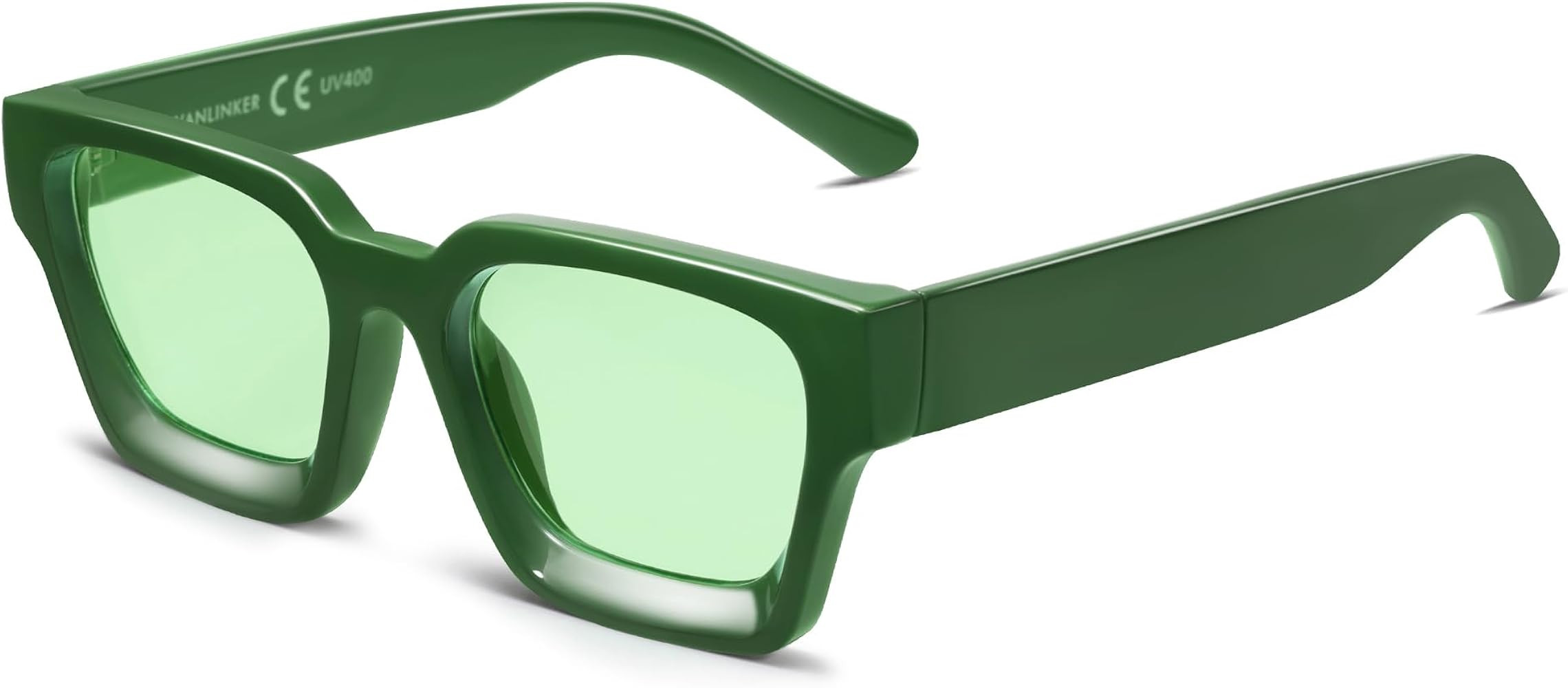 VANLINKER Thick Square Sunglasses for Men Women Retro Chunky Rectangle Shades UV400 Protection VL... | Amazon (US)