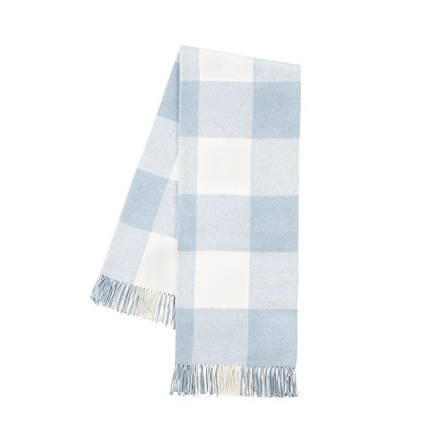 Oceanside Buffalo Check Throw | Cailini Coastal