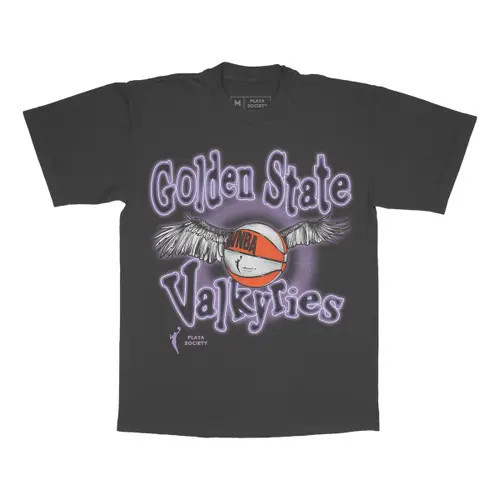 Unisex Playa Society Black Golden State Valkyries Sketch T-Shirt at Nordstrom, Size X-Large | Nordstrom