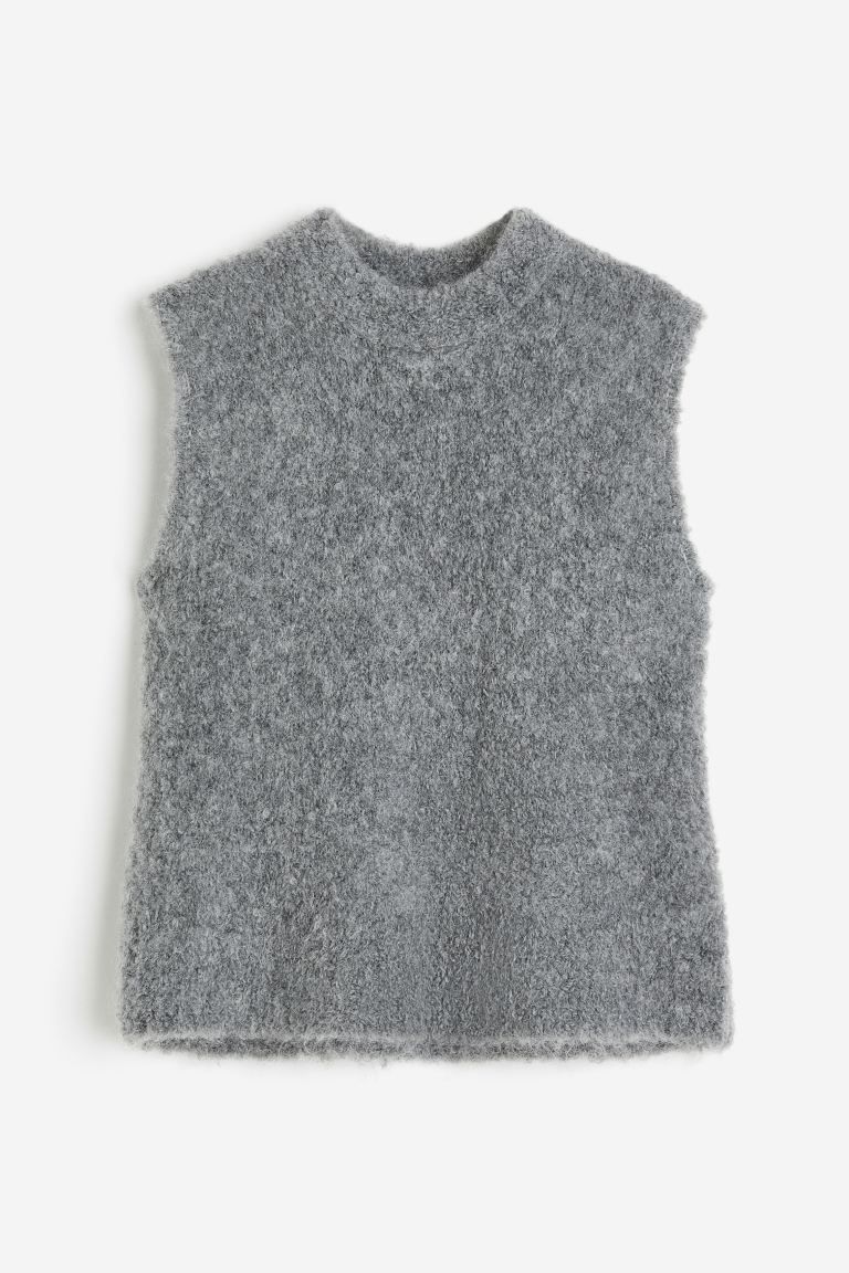 Wool-blend Sweater Vest - Gray - Ladies | H&M US | H&M (US + CA)