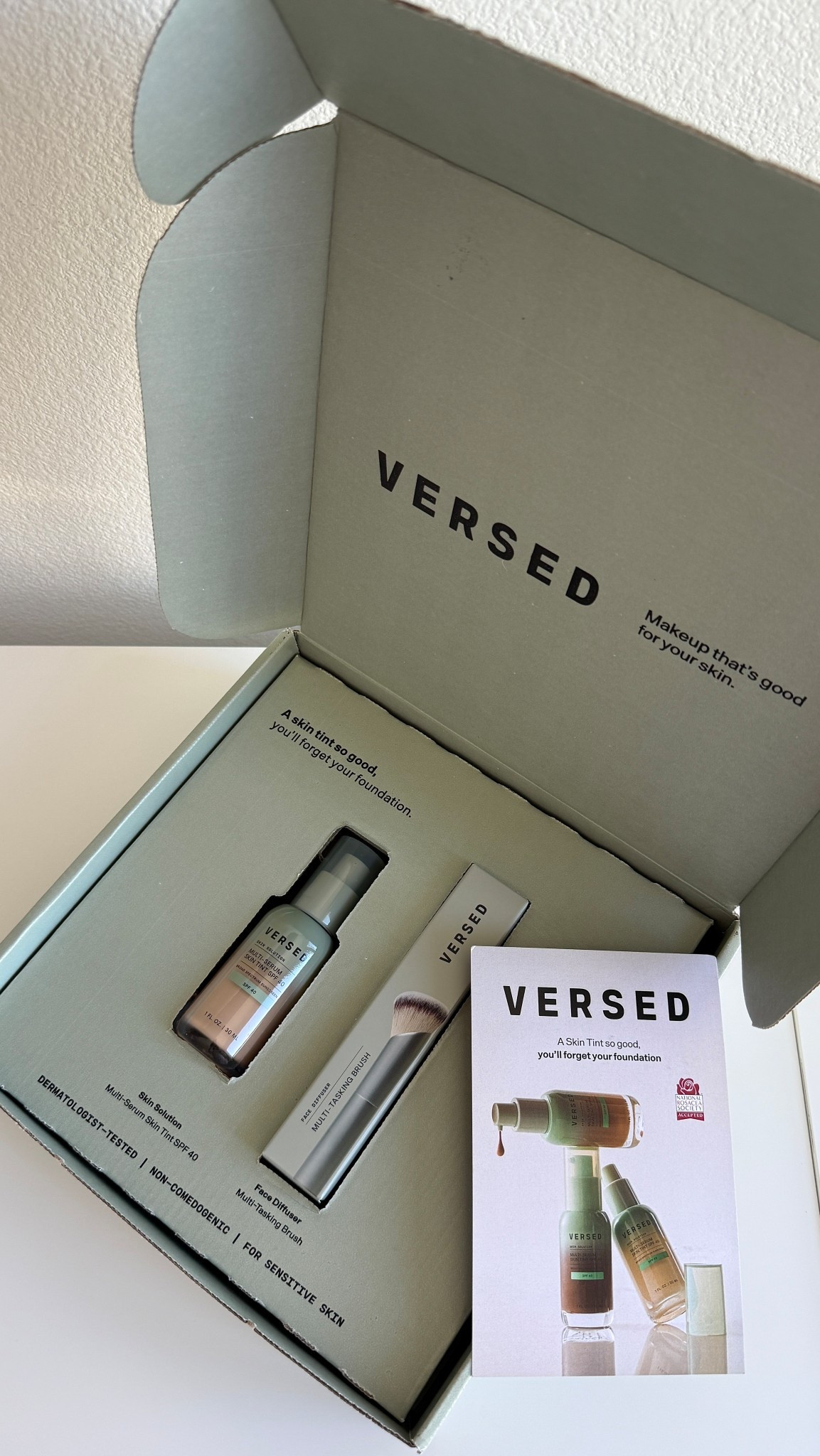 Versed serum with spf and foundation brush 

#LTKFindsUnder100 #LTKBeauty #LTKItBag