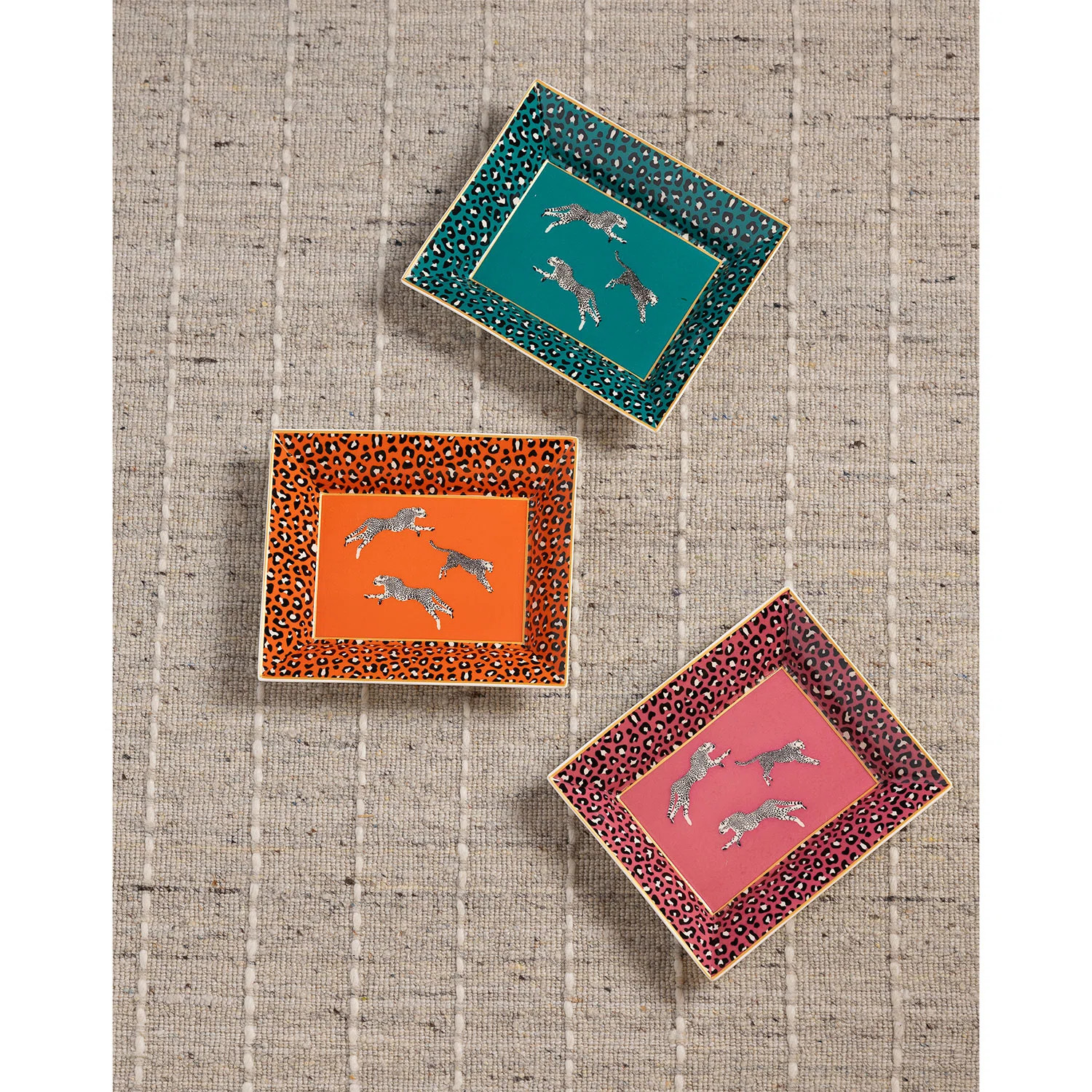 Scalamandre Cheetah Plates (Set of 3) | Wayfair North America