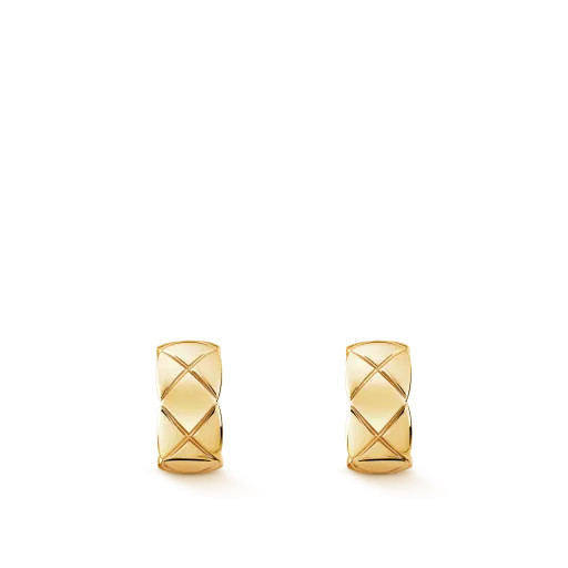 Coco Crush earrings - Yellow gold - 3599591565571 | CHANEL | Chanel, Inc. (US)