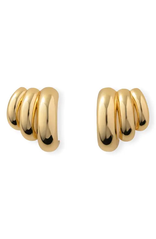 Éliou Tripla Drop Earrings in Gold Plated at Nordstrom | Nordstrom