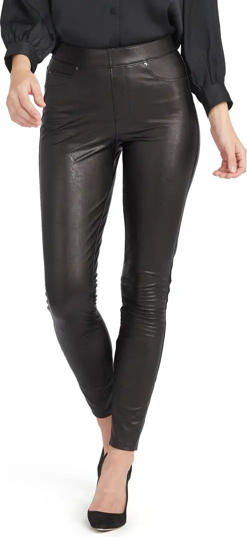 SPANX® Faux Leather-Like Ankle Skinny Pants | Nordstrom | Nordstrom