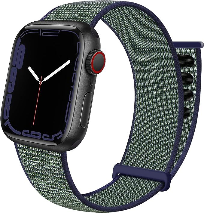 Sport Loop Band Compatible with Apple Watch Band 38mm 40mm 41mm 42mm 44mm 45mm iWatch Series 7 6 ... | Amazon (US)