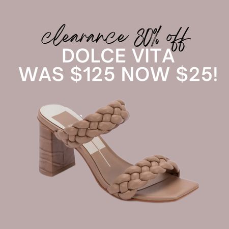 Dolce Vita clearance now only $25 braided sandals 

#LTKsalealert #LTKshoecrush #LTKfindsunder50