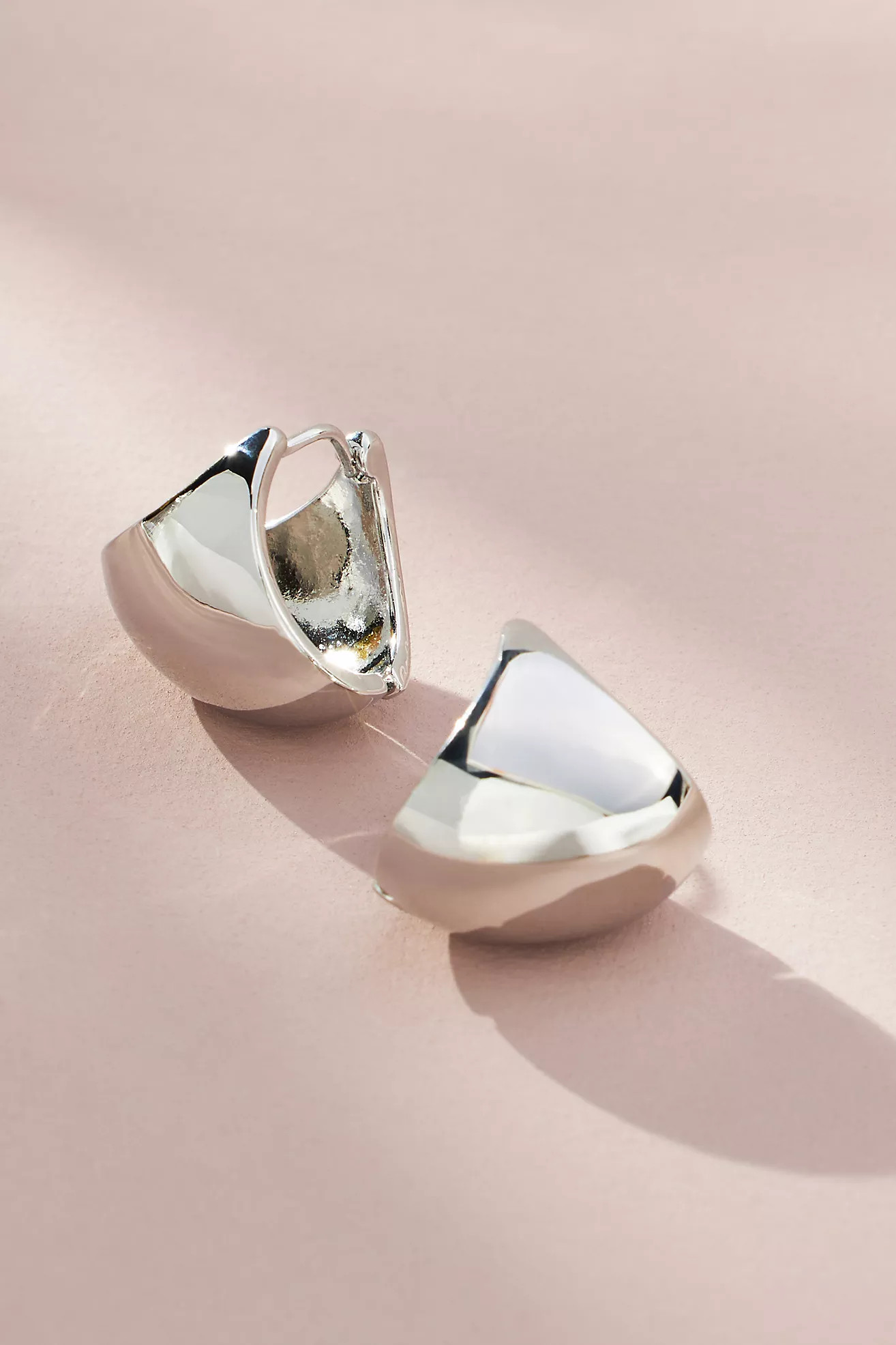 Metal Basket Huggie Earrings | Anthropologie (US)