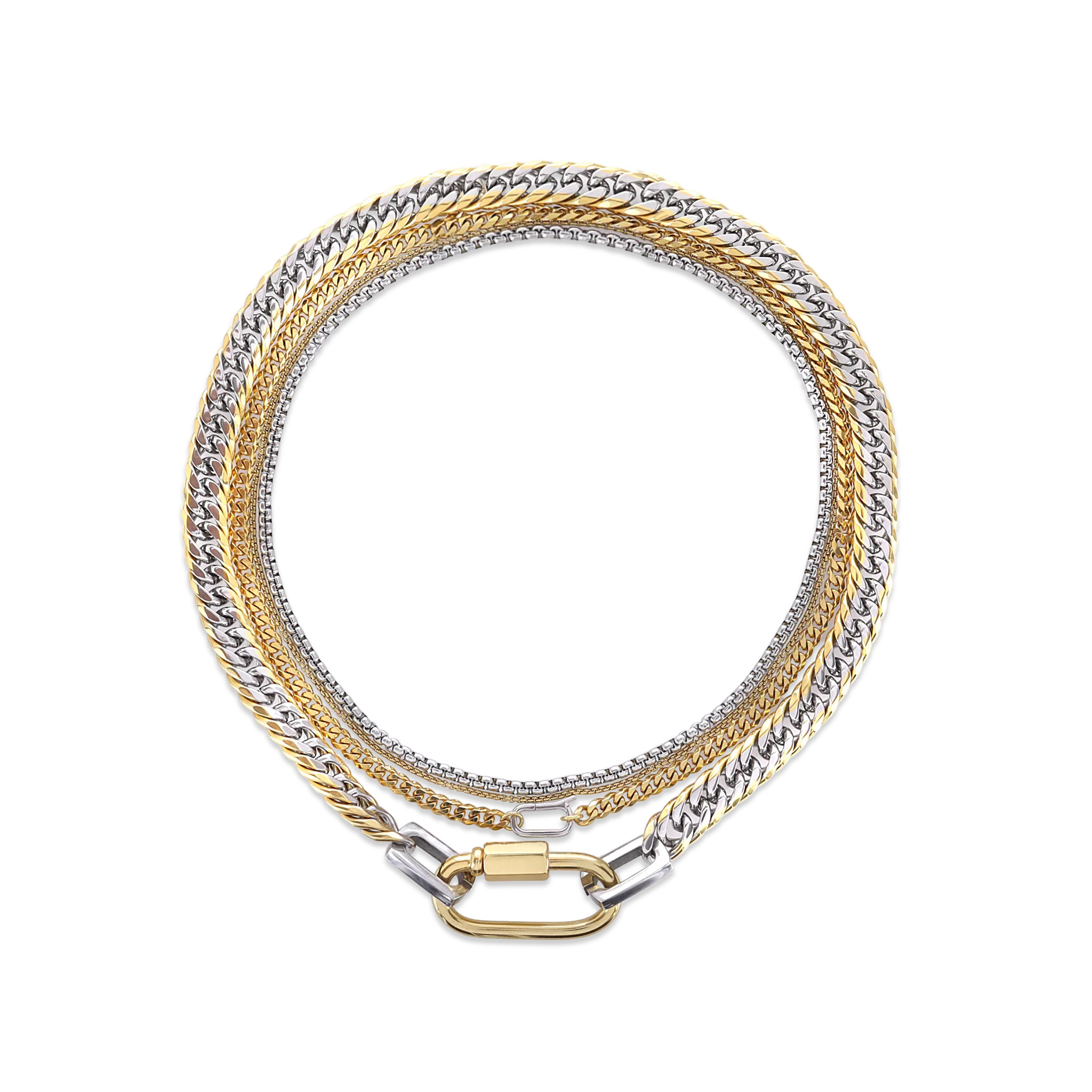 THE CARABINER NECKLACE SET | Artizan Joyeria