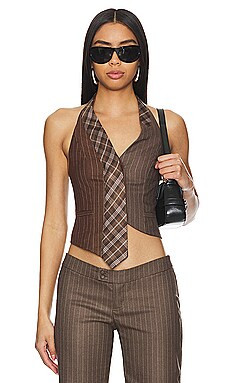 Asymmetric Tie Waiscoat
                    
                    Jaded London | Revolve Clothing (Global)