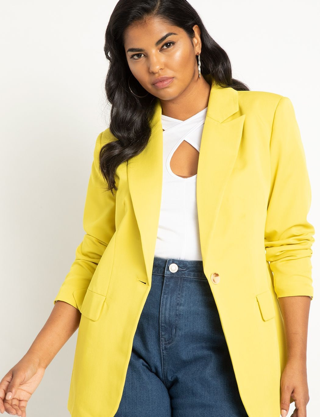 Relaxed Fit Blazer | Eloquii
