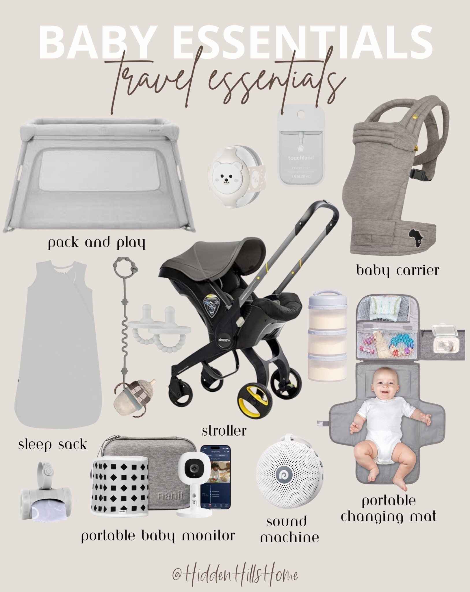 Baby travel essentials, holiday travel packing essentials for baby, travel stroller, portable monitor, artipoppe 

#LTKTravel #LTKBaby #LTKCyberWeek
