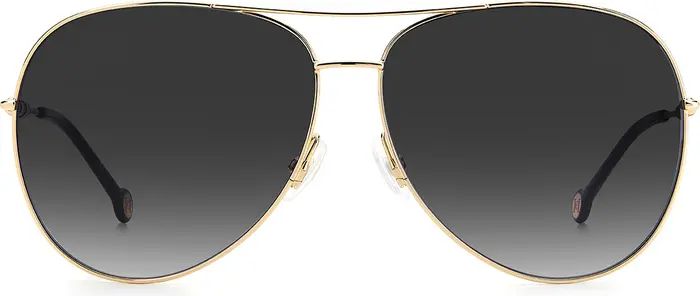 Carolina Herrera 64mm Aviator Sunglasses | Nordstrom | Nordstrom